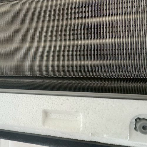 エアコンフィンを清掃したきれいな状態