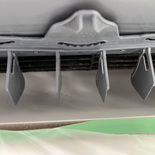 ルーバー部分の汚れ